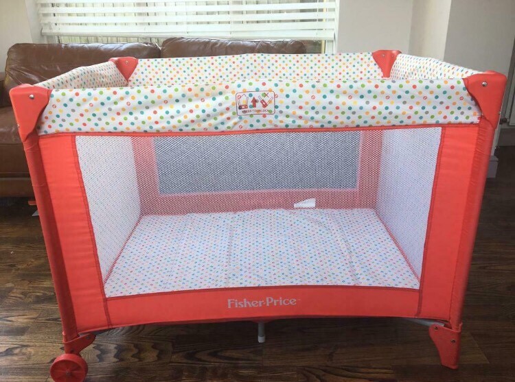 fisher price travel cot mattress